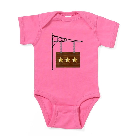 CafePress - 3 Star Hanging Sign Body Suit - Cute Infant Bodysuit Baby Romper - Size Newborn - 24 Months