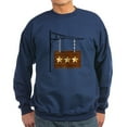 thumbnail image 1 of CafePress - 3 Star Hanging Sign Sweatshirt - Classic Crew Neck Sweatshirt, 1 of 4