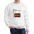 thumbnail image 1 of CafePress - 3 Star Hanging Sign Sweatshirt - Crew Neck Sweatshirt, 1 of 4