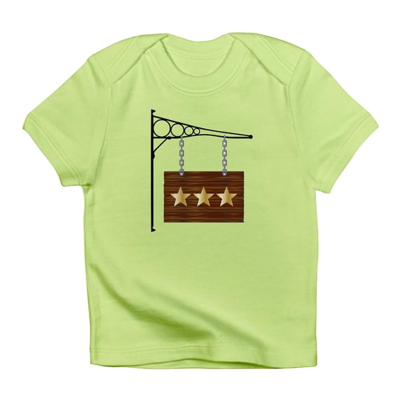 CafePress - 3 Star Hanging Sign T Shirt - Infant T-Shirt