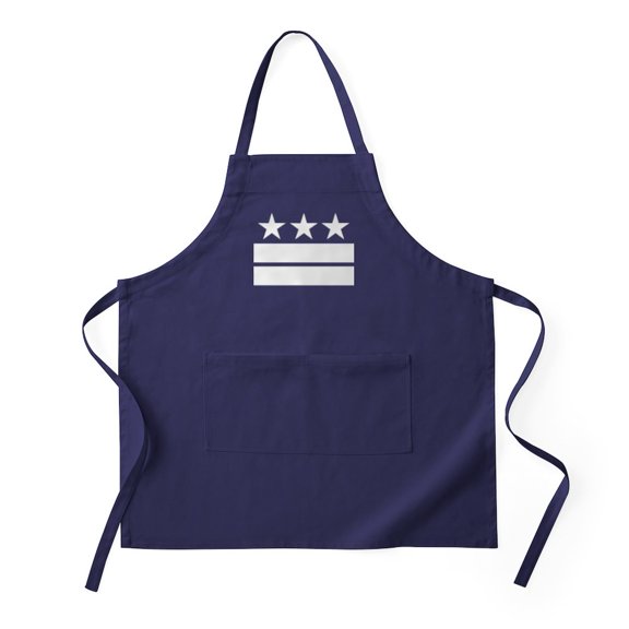 CafePress - 3 Stars And 2 Bars Apron (Dark) - Kitchen Apron with Pockets, Grilling Apron, Baking Apron