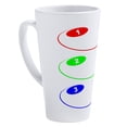 thumbnail image 1 of CafePress - 3 Steps Oval Balloons - 17 Oz White Ceramic Latte Mug, 1 of 3