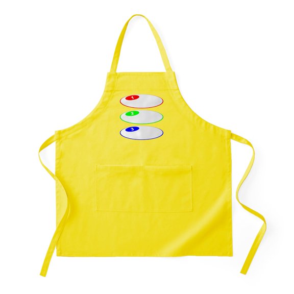 CafePress - 3 Steps Oval Balloons - Kitchen Apron with Pockets, Grilling Apron, Baking Apron