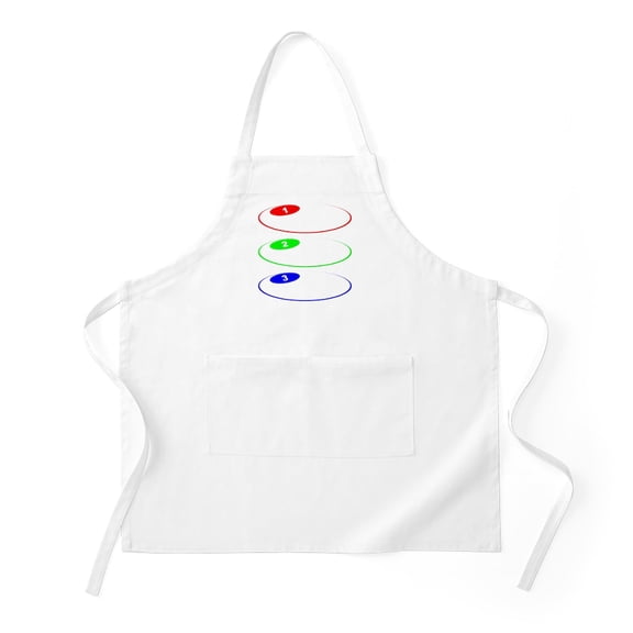 CafePress - 3 Steps Oval Balloons - Kitchen Apron with Pockets, Grilling Apron, Baking Apron