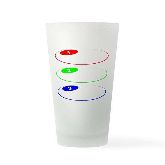 CafePress - 3 Steps Oval Balloons - Pint Glass, Drinking Glass, 16 oz. CafePress