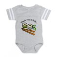 thumbnail image 1 of CafePress - 3 Sushi Roll Copy - Cute Infant Baby Football Bodysuit, 1 of 3