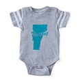 thumbnail image 1 of CafePress - 3 Vermont - Cute Infant Baby Football Bodysuit, 1 of 3