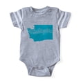 thumbnail image 1 of CafePress - 3 Washington - Cute Infant Baby Football Bodysuit, 1 of 3