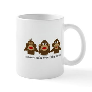 Monkey Looking Away Meme Mug