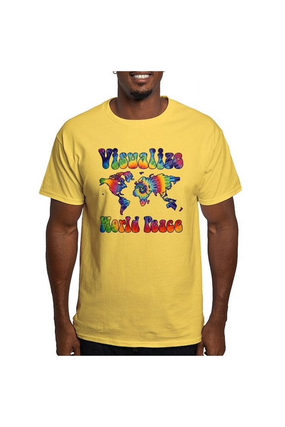 - 3 Worldpeace Men's Value T Shirt - Men's Classic Graphic T-Shirt