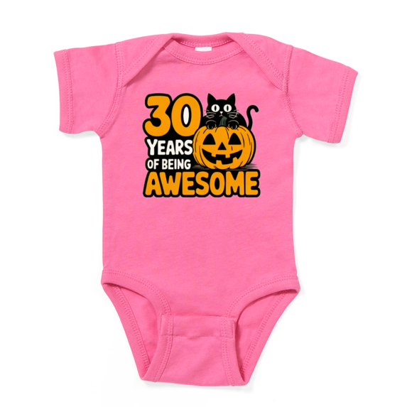 CafePress - 30 Years Of Being Awesome Vintage T Shirt Design - Cute Infant Bodysuit Baby Romper - Size Newborn - 24 Months