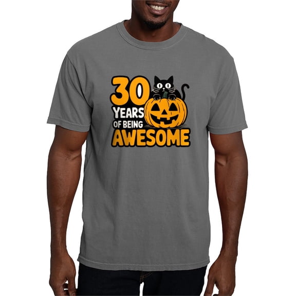 CafePress - 30 Years Of Being Awesome Vintage T Shirt Design Men's Comfort Colors® T Shirt - Mens Comfort Colors Shirt