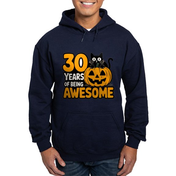 CafePress - 30 Years Of Being Awesome Vintage T Shirt Design - Pullover Hoodie, Classic, Comfortable Hooded Sweatshirt
