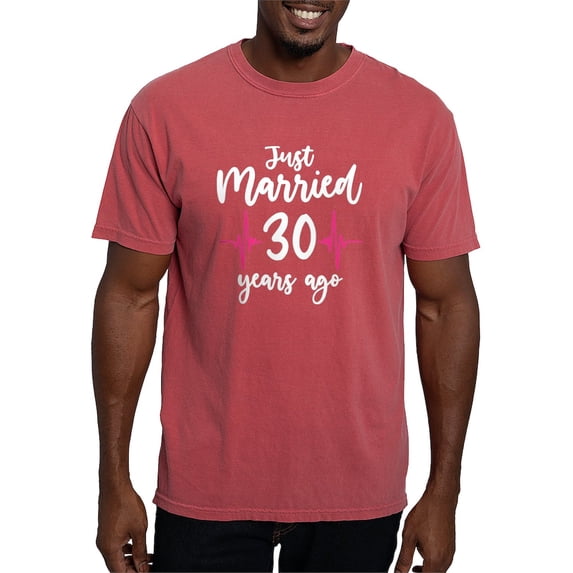 CafePress - 30Th 30 Year Wedding Anniversary Gift Coup T Shirt - Mens Comfort Colors Shirt