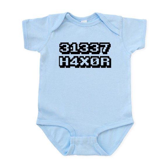 CafePress - 31337 H4X0R Body Suit - Baby Light Bodysuit, Size Newborn - 24 Months