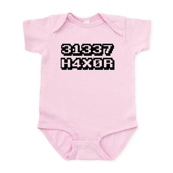 CafePress - 31337 H4X0R Body Suit - Baby Light Bodysuit, Size Newborn - 24 Months