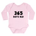thumbnail image 1 of CafePress - 365 Days Old Body Suit - Long Sleeve Cotton Baby Bodysuit, 1 of 4
