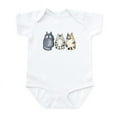thumbnail image 1 of CafePress - 3Cats2 Kopie - Baby Light Bodysuit, Size Newborn - 24 Months, 1 of 4