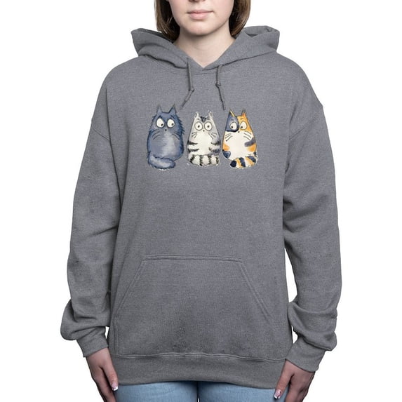 CafePress - 3Cats2 Kopie - Pullover Hoodie, Classic & Comfortable Hooded Sweatshirt