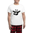 thumbnail image 1 of CafePress - 3D Fluffy Panda Bear Pajamas - Men's Light Loose Fit Cotton Pajama Set, 1 of 7