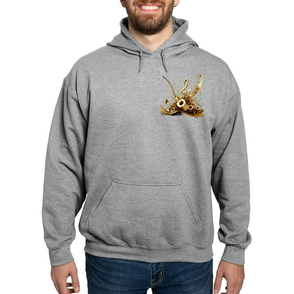 CafePress - 3D Music Notes Explosion - Pullover Hoodie, Hooded Sweatshirt