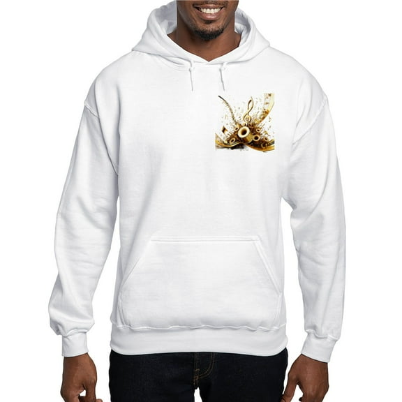 CafePress - 3D Music Notes Explosion - Pullover Hoodie, Hooded Sweatshirt