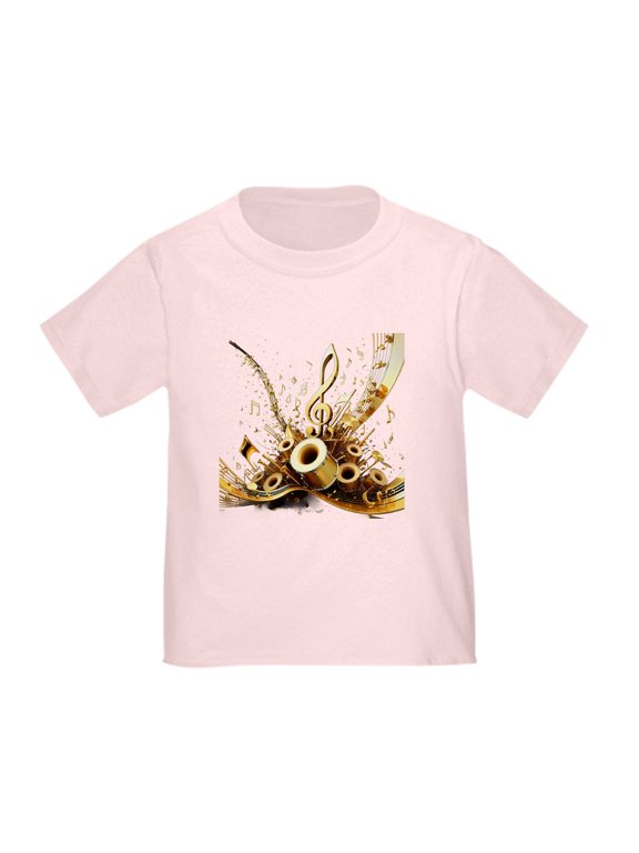 - 3D Music Notes Explosion T Shirt - Cute Toddler T-Shirt, 100% Cotton