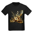 thumbnail image 1 of CafePress - 3D Music Notes Explosion T Shirt - Dark T-Shirt Kids XS-XL, 1 of 4
