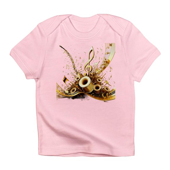 CafePress - 3D Music Notes Explosion T Shirt - Infant T-Shirt