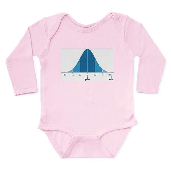 CafePress - 4 3 Normalshirt Body Suit - Long Sleeve Cotton Baby Bodysuit