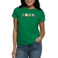 thumbnail image 1 of CafePress - 4 Colorful Owls T Shirt - Women's Traditional Fit Dark T-Shirt, 1 of 4