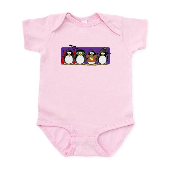 CafePress - 4 Halloween Penguins Infant Bodysuit - Baby Light Bodysuit, Size Newborn - 24 Months