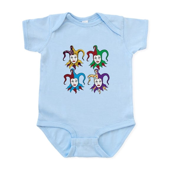 CafePress - 4 Jesters Infant Bodysuit - Baby Light Bodysuit, Size Newborn - 24 Months