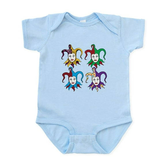 CafePress - 4 Jesters Infant Bodysuit - Baby Light Bodysuit, Size Newborn - 24 Months