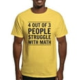 thumbnail image 1 of CafePress - 4 Out Of 3 People Struggle With Math T Shirt - Men's Classic Graphic T-Shirt, 1 of 4