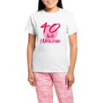 thumbnail image 1 of CafePress - 40 And Fabulous Women's Light Pajamas - Women's Short Sleeve Print T-Shirt and Pants Light Cotton Pajama Set, 1 of 7