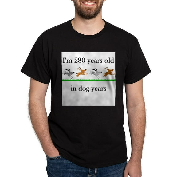 CafePress - 40 Birthday Dog Years 1 T Shirt - Men's Classic Graphic Cotton T-Shirt