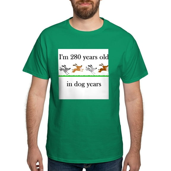 CafePress - 40 Birthday Dog Years 1 T Shirt - Men's Classic Graphic Cotton T-Shirt