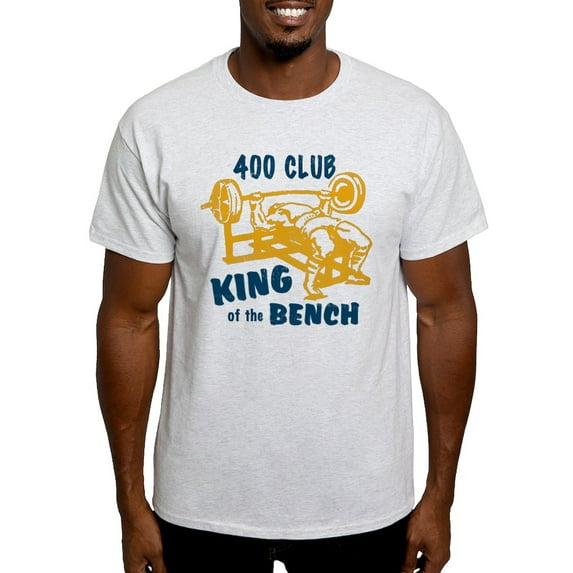 CafePress - 400 Club Bench Press Light T Shirt - Men's Classic Graphic T-Shirt