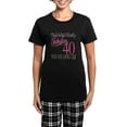 thumbnail image 1 of CafePress - 40Th Birthday Fabulous - Women's Short Sleeve Print T-Shirt and Pants Dark Cotton Pajama Set, 1 of 7