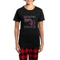 thumbnail image 1 of CafePress - 40Th Birthday Fabulous - Women's Short Sleeve Print T-Shirt and Pants Dark Cotton Pajama Set, 1 of 7