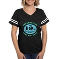 thumbnail image 1 of CafePress - 40Th Birthday Humor T Shirt - Womens Football Shirt, 1 of 4