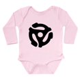 thumbnail image 1 of CafePress - 45 RPM Adapter Body Suit - Long Sleeve Cotton Baby Bodysuit, 1 of 4