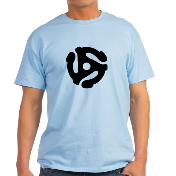 CafePress - 45 Record Adapter T Shirt - Men's Classic Graphic T-Shirt