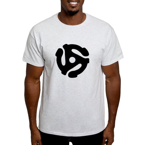 CafePress - 45 Record Adapter T Shirt - Men's Classic Graphic T-Shirt