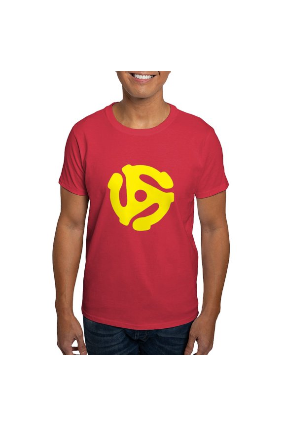 - 45 Record Adapter T Shirt - Men's Classic Graphic Cotton T-Shirt