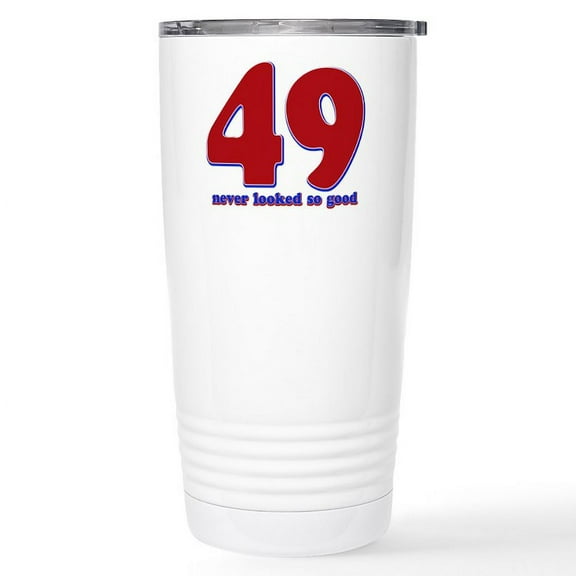 CafePress - 49 Years Never Looked So Good Stainless Steel Trav - Insulated Stainless Steel Travel Tumbler 20 oz.