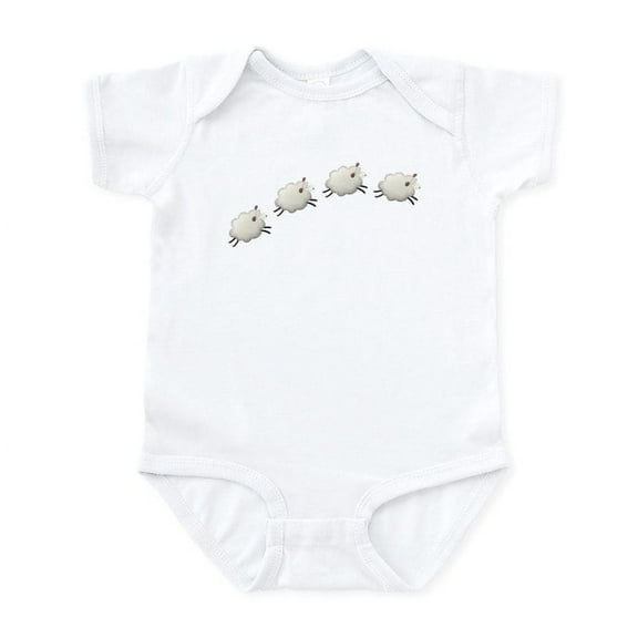 CafePress - 4Cutesheep Infant Bodysuit - Baby Light Bodysuit, Size Newborn - 24 Months