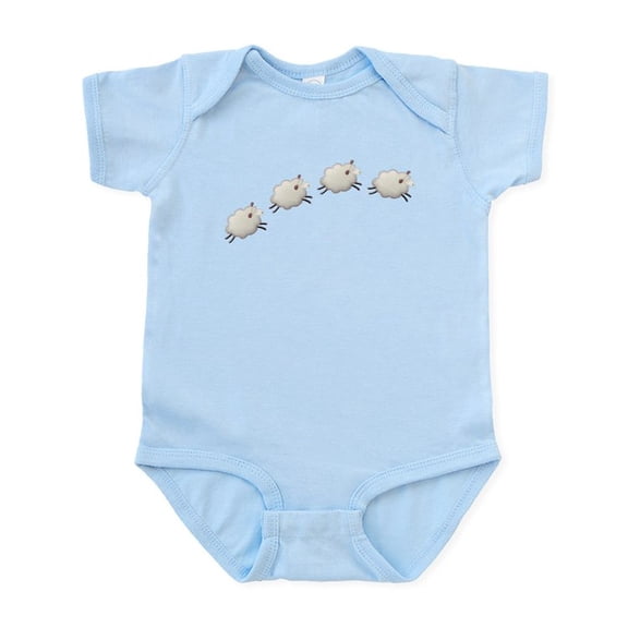 CafePress - 4Cutesheep Infant Bodysuit - Baby Light Bodysuit, Size Newborn - 24 Months