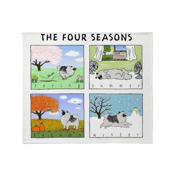 CafePress - 4Seasonsnitetee Throw Blanket - Soft Fleece Throw Blanket, 50"x60" for All Ages
